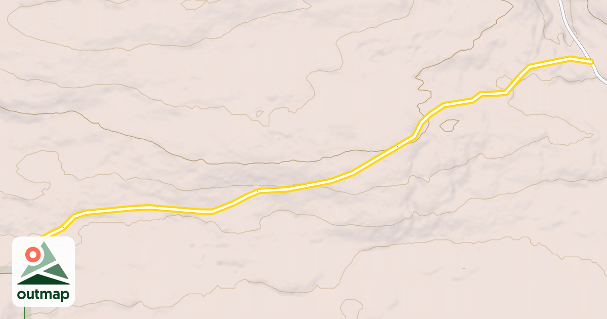 Map of Forest Road 158A