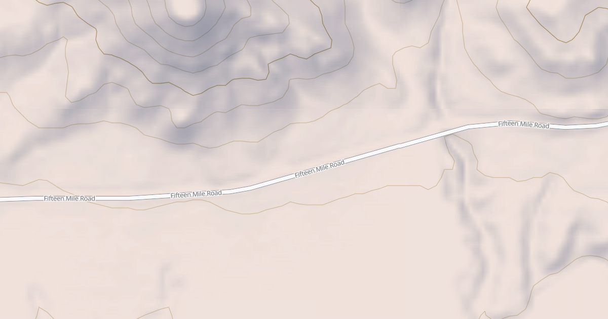 Map preview of FIFTEEN MILE