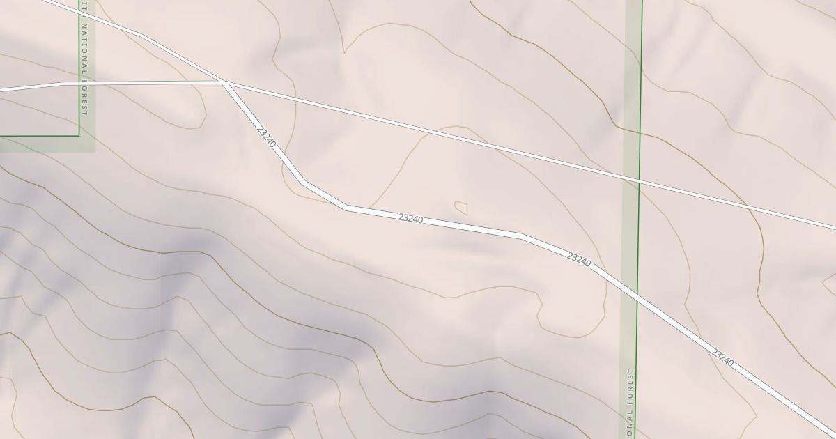 Map preview of USFS National Forest System Roads {CCF0AC38-F19F-4AA4-80F8-5F23E019F922}