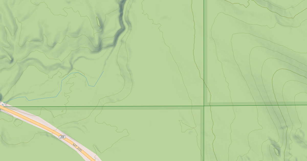Map preview of LOWER ROCK CREEK