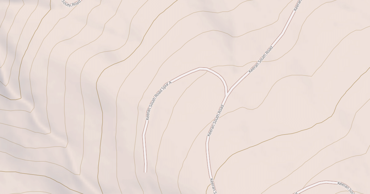 Map preview of KEERAN SOUTH SPUR A