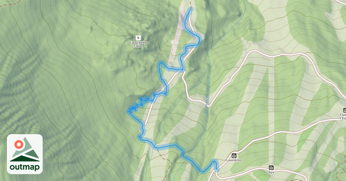 Map of La Monet'
