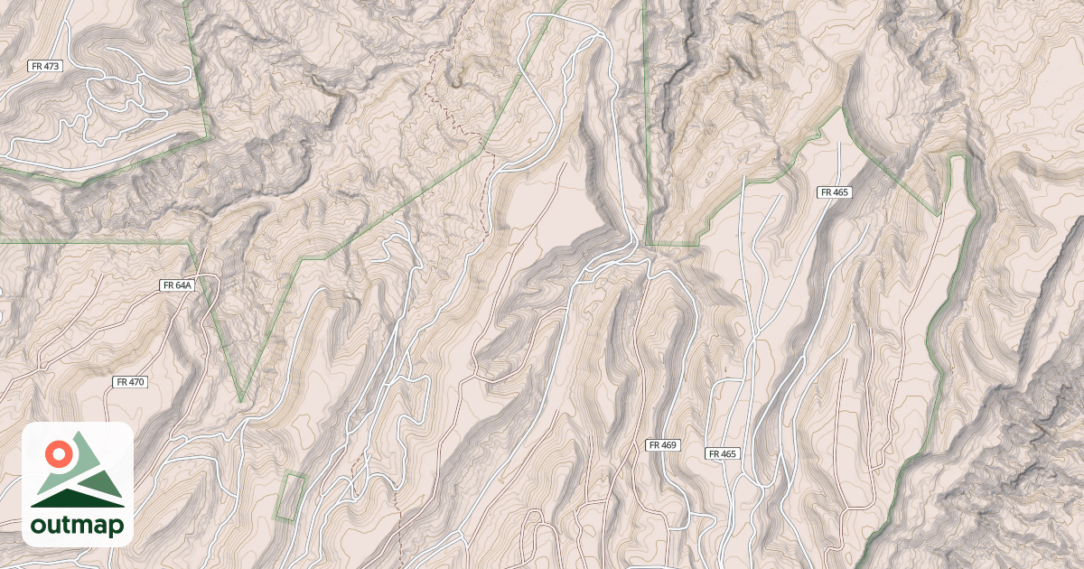 Map of CANADA CAMINO LOOP
