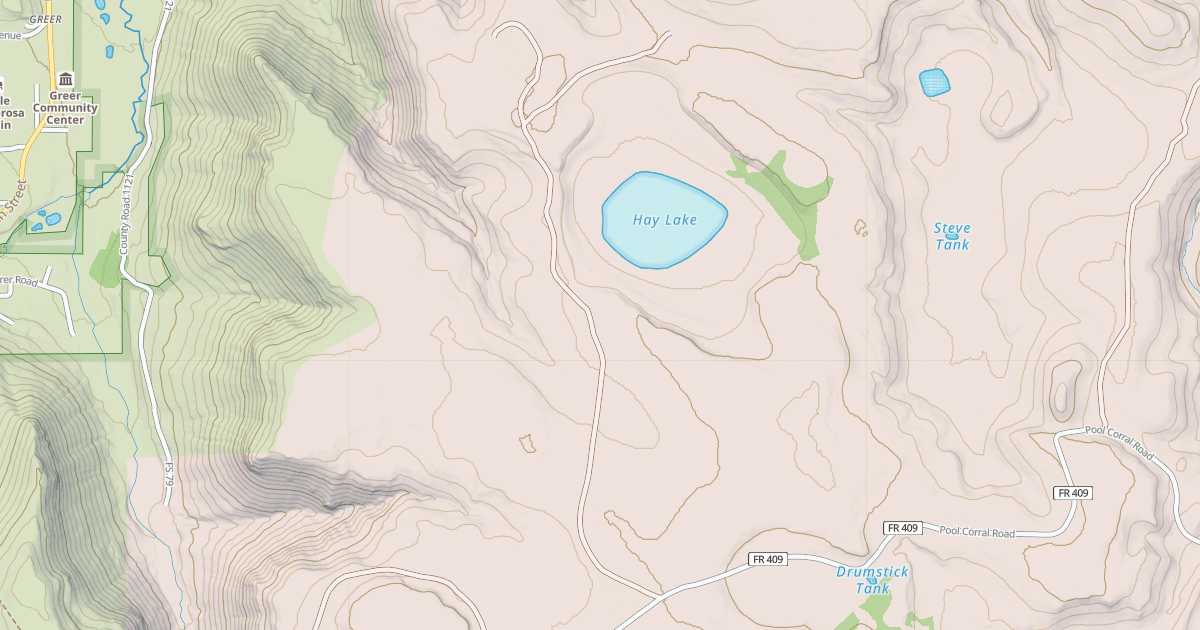 Map preview of USFS National Forest System Roads {9E58D564-BF3D-47D3-93A9-949495F592CF}