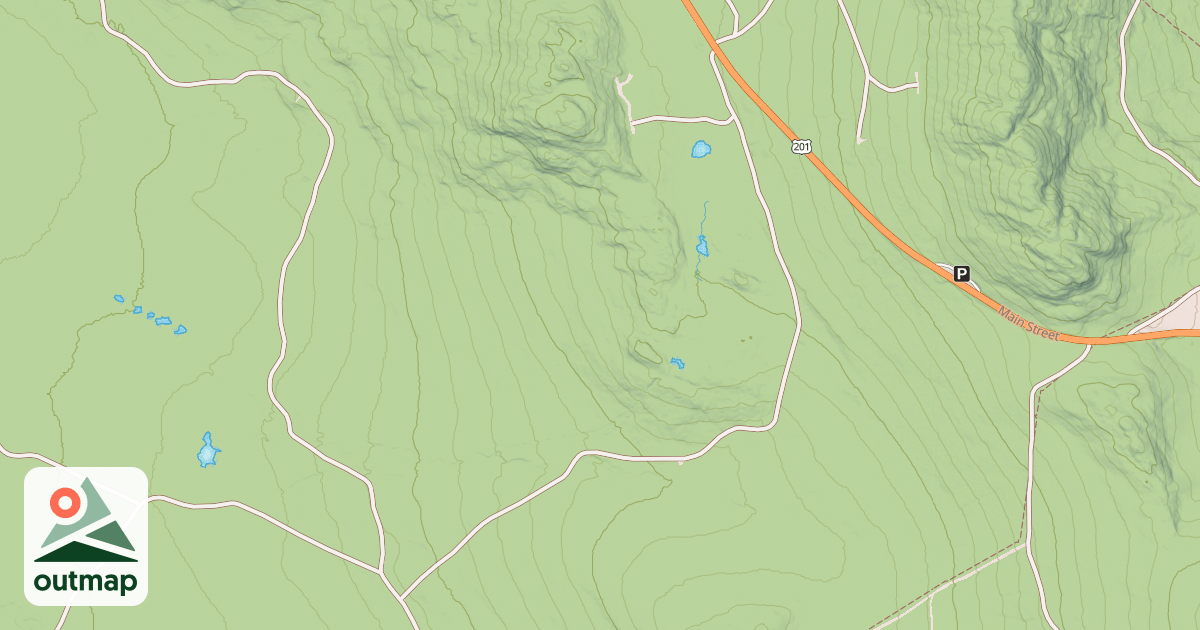 Map of Maine Statewide ATV Trails 120