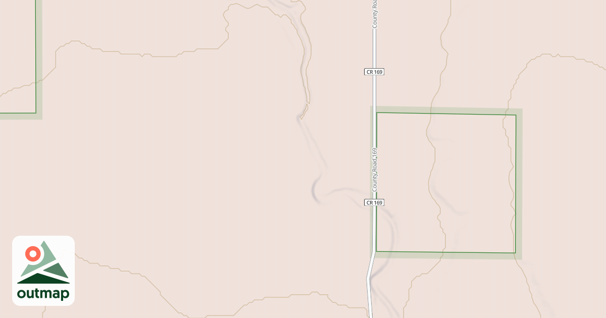 Map of WEST DRAW