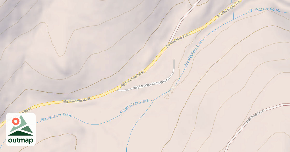 Map of BIG MEADOW CG