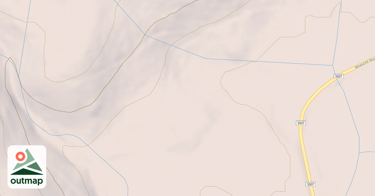 Map of BEASORE O SPUR T1