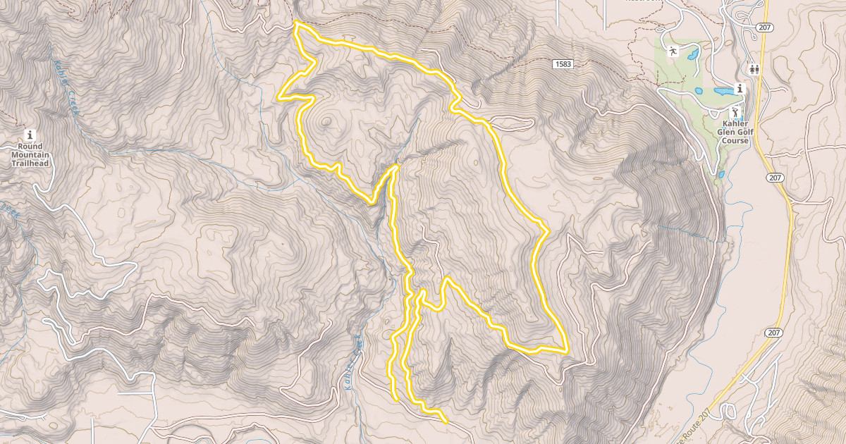 Map preview of Nason Ridge Loop Trail