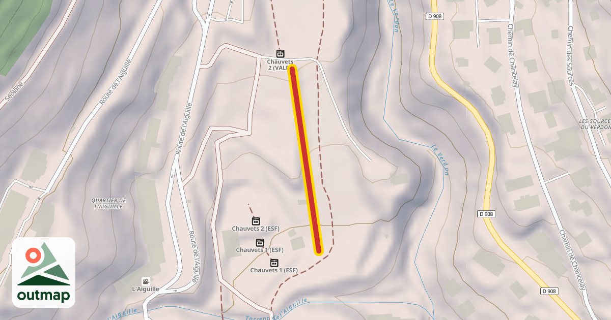 Map of Chauvets 1 (VALD)