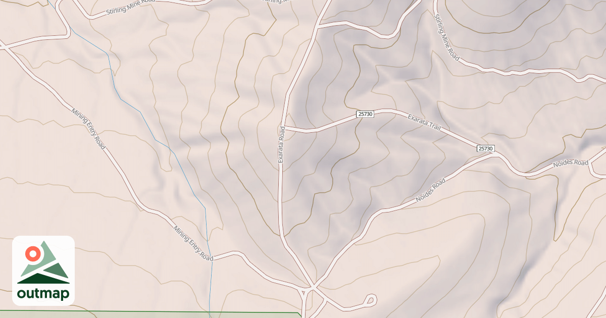 Map of EXARATA ROAD