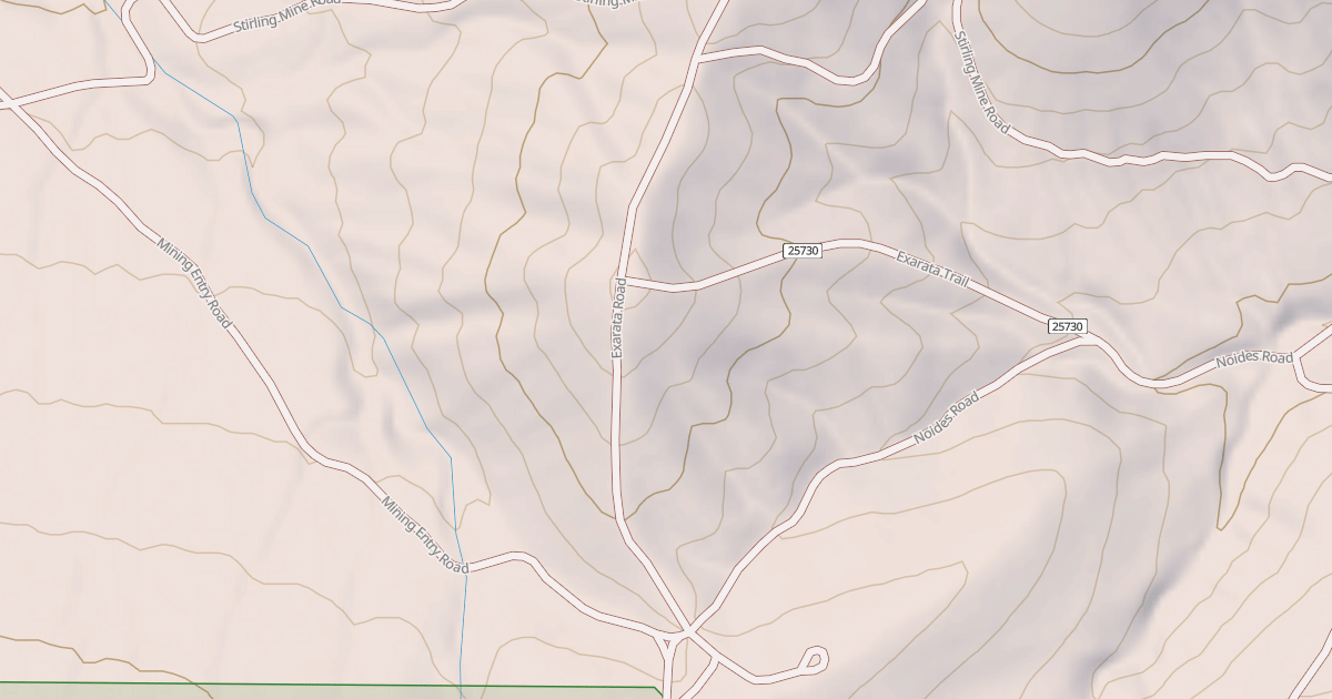 Map preview of EXARATA ROAD