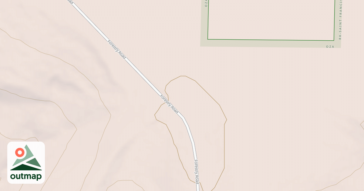 Map of USFS Motor Vehicle Use Map Roads {5829D86E-34FB-4118-84FF-BA640DE5744A}