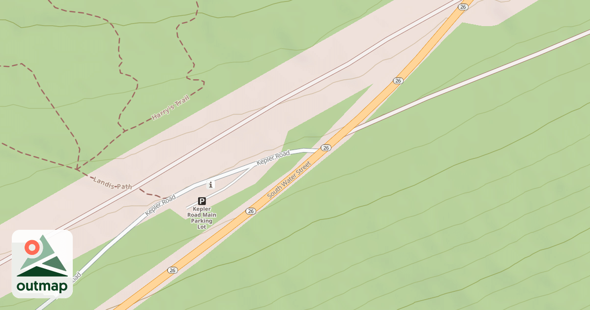 Map of Rothrock State Forest Seven Mountains Snowmobile Trails