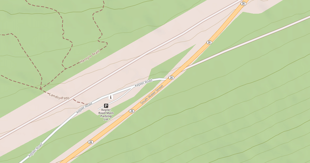 Map preview of Rothrock State Forest Seven Mountains Snowmobile Trails