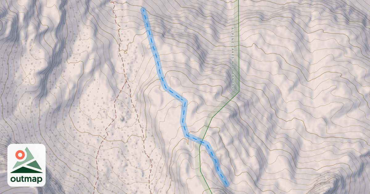 Map of Draft Dodger Ridge