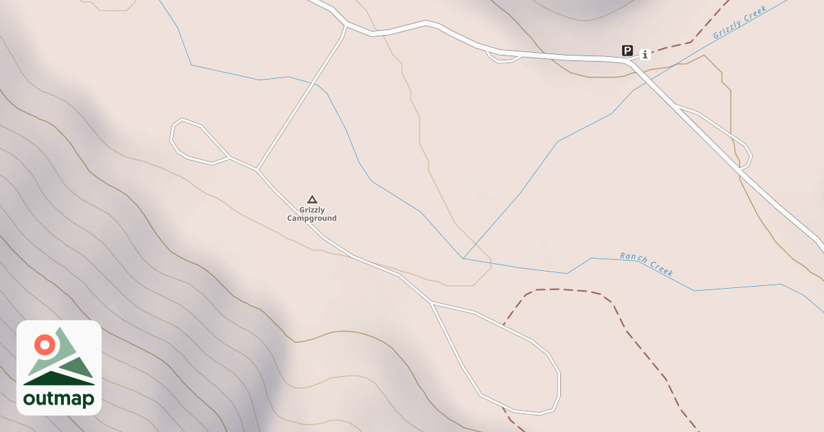 Map of GRIZZLY CAMP