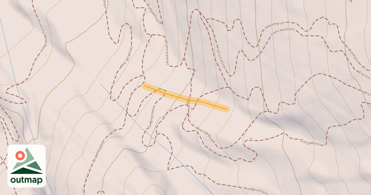Map of Hoot Brown Terrain Park