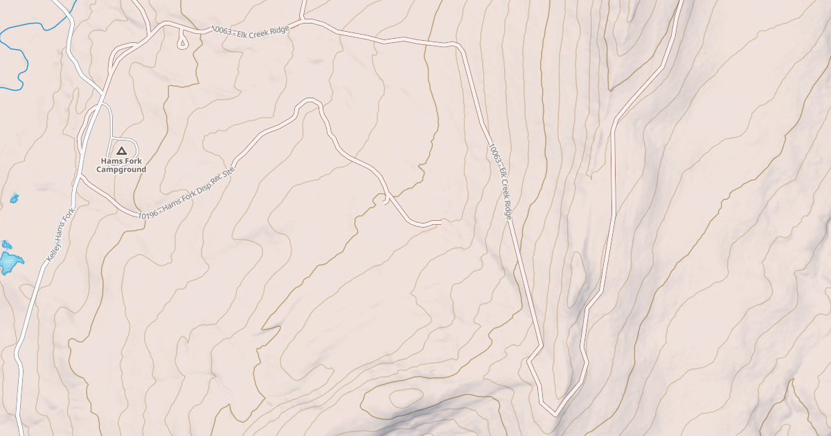 Map preview of ELK CREEK RIDGE