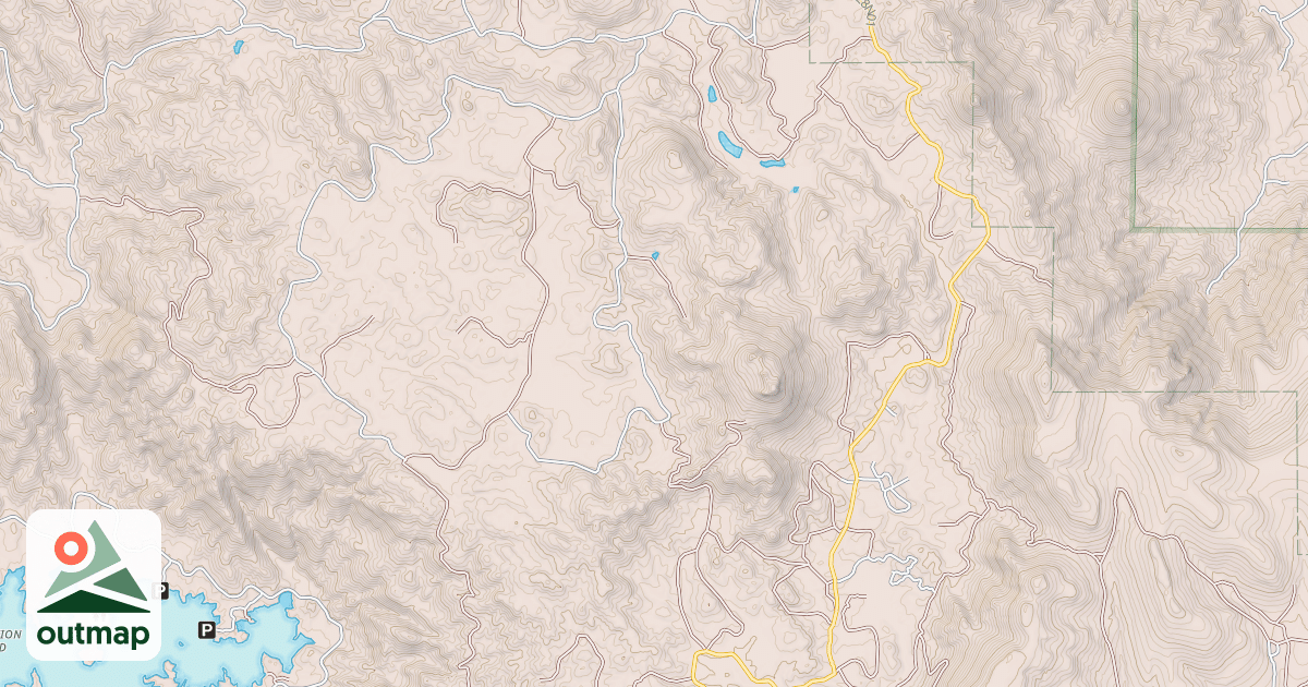 Map of CLARKS PEAK