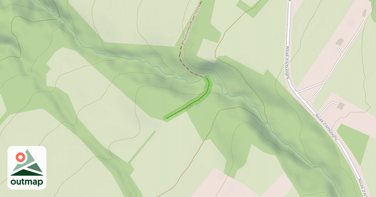 Map of Chemin de la Crotte