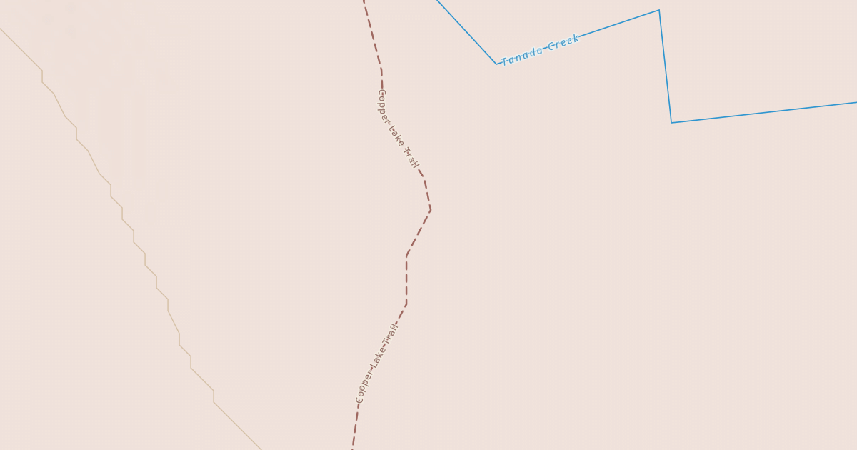 Map preview of Copper Lake Trail