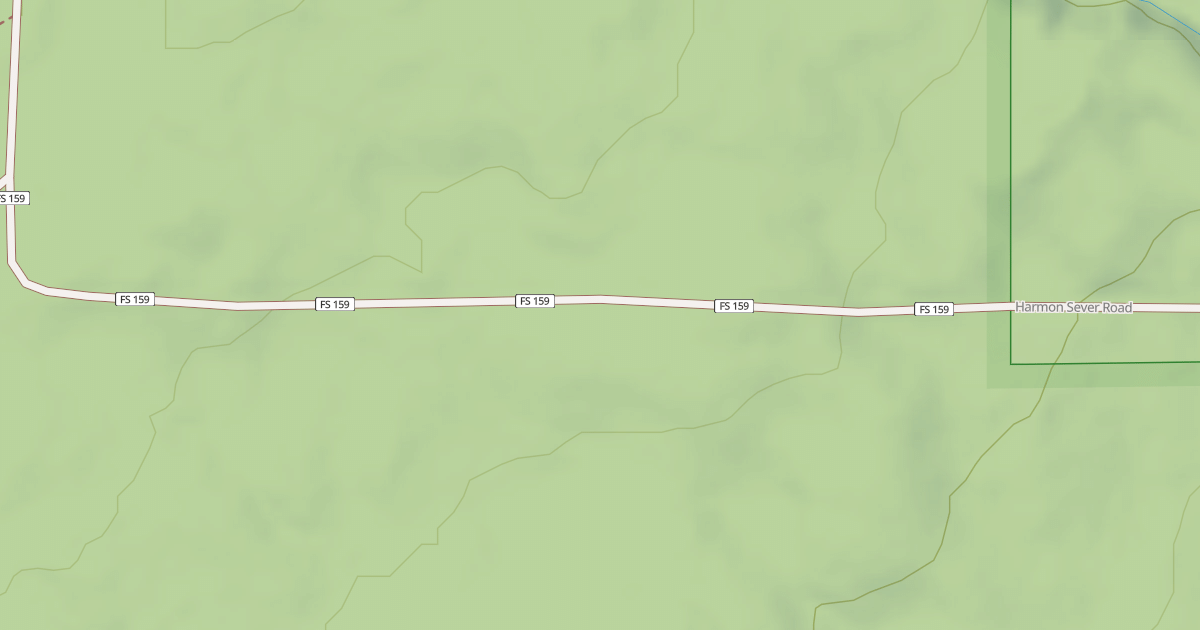 Map preview of HARMON SEVER ROAD
