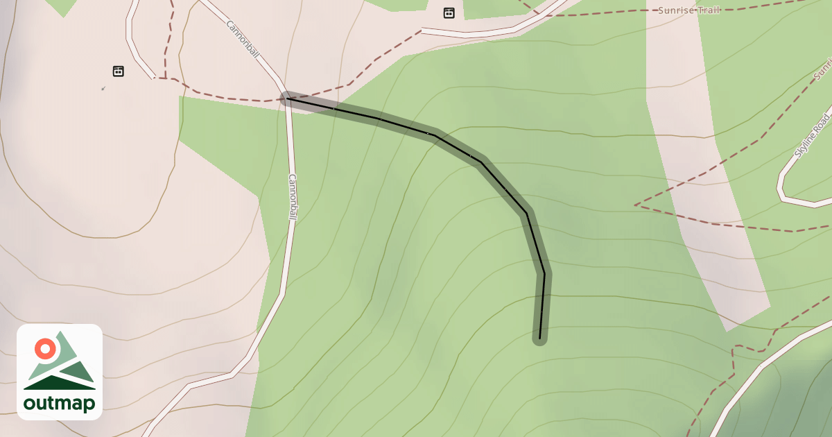 Map of Carolyn's Woods