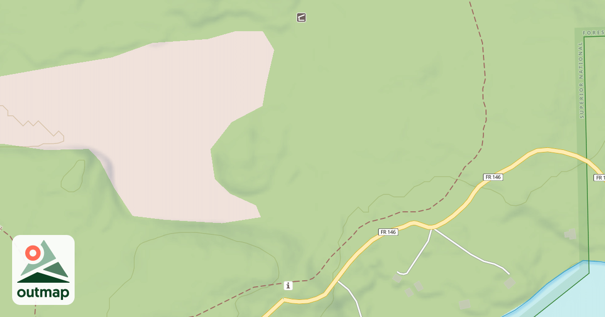 Map of EAST BEARSKIN SPUR C