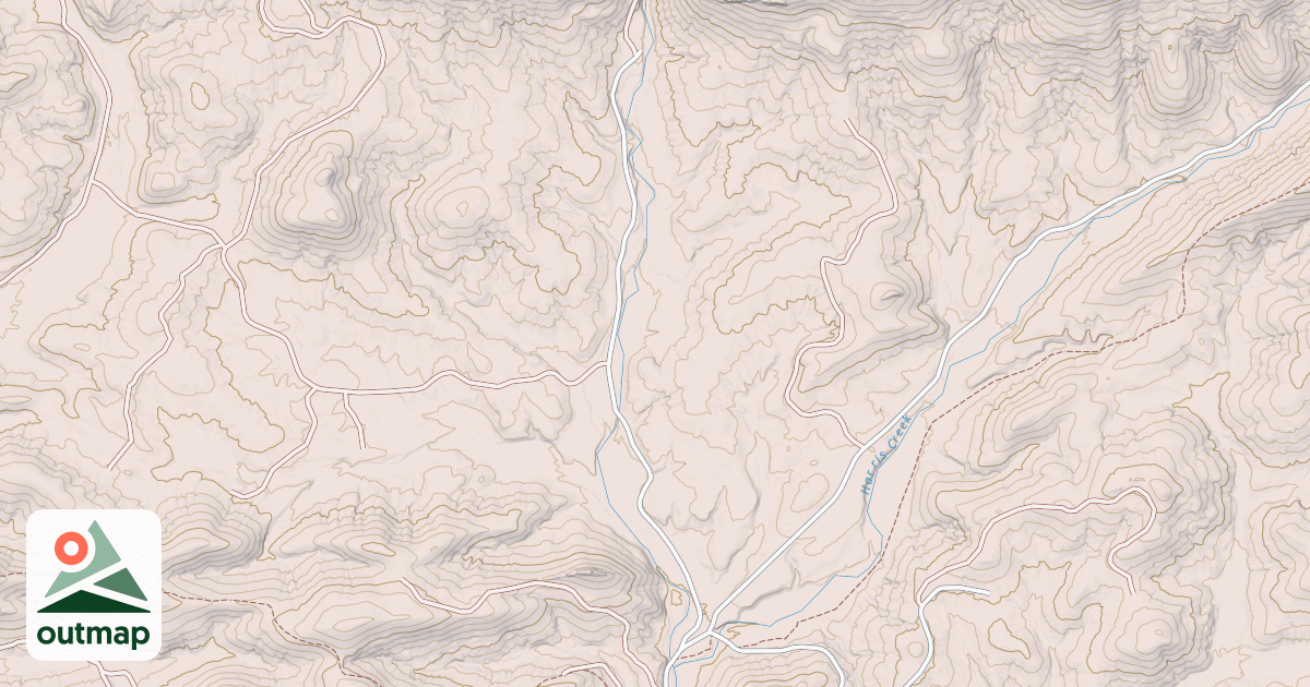 Map of RAINY CREEK