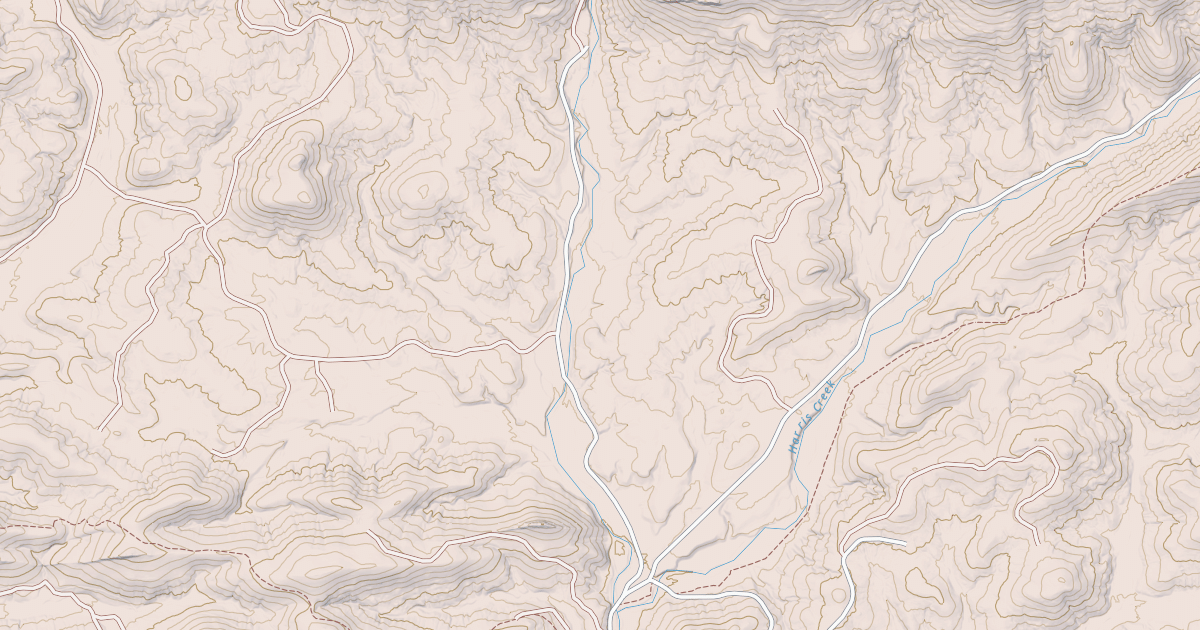 Map preview of RAINY CREEK