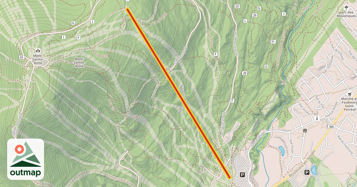 Map of L'Express du Sud