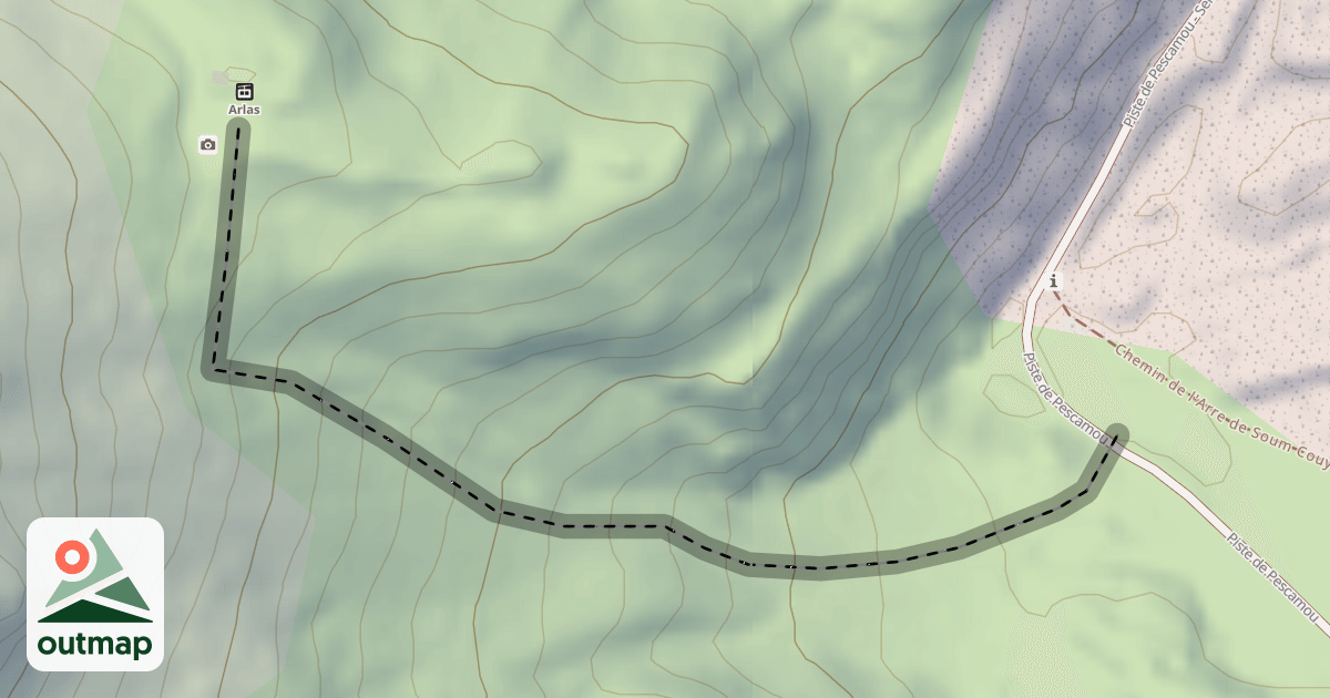 Map of La Combe