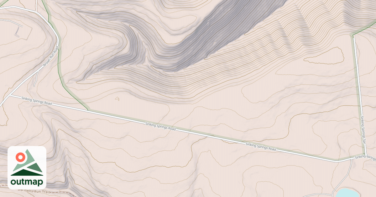 Map of Coudy Pike Snowmobile Trails