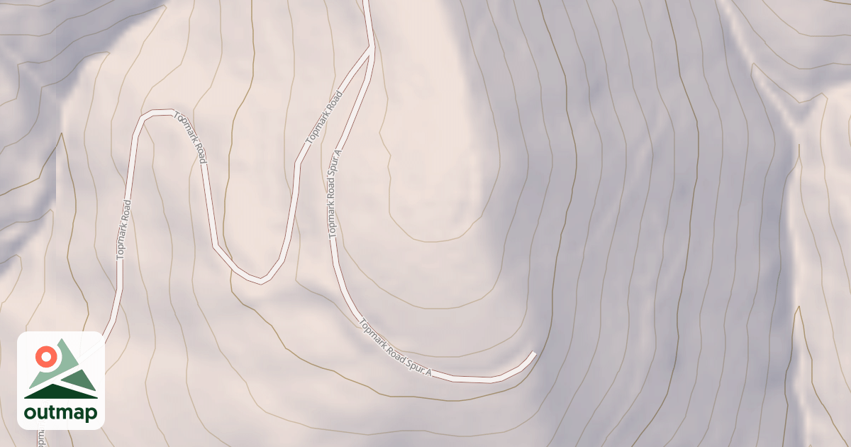 Map of TOPMARK SPUR A