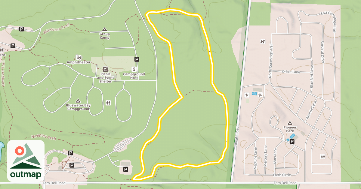 Map of Pioneer Trail