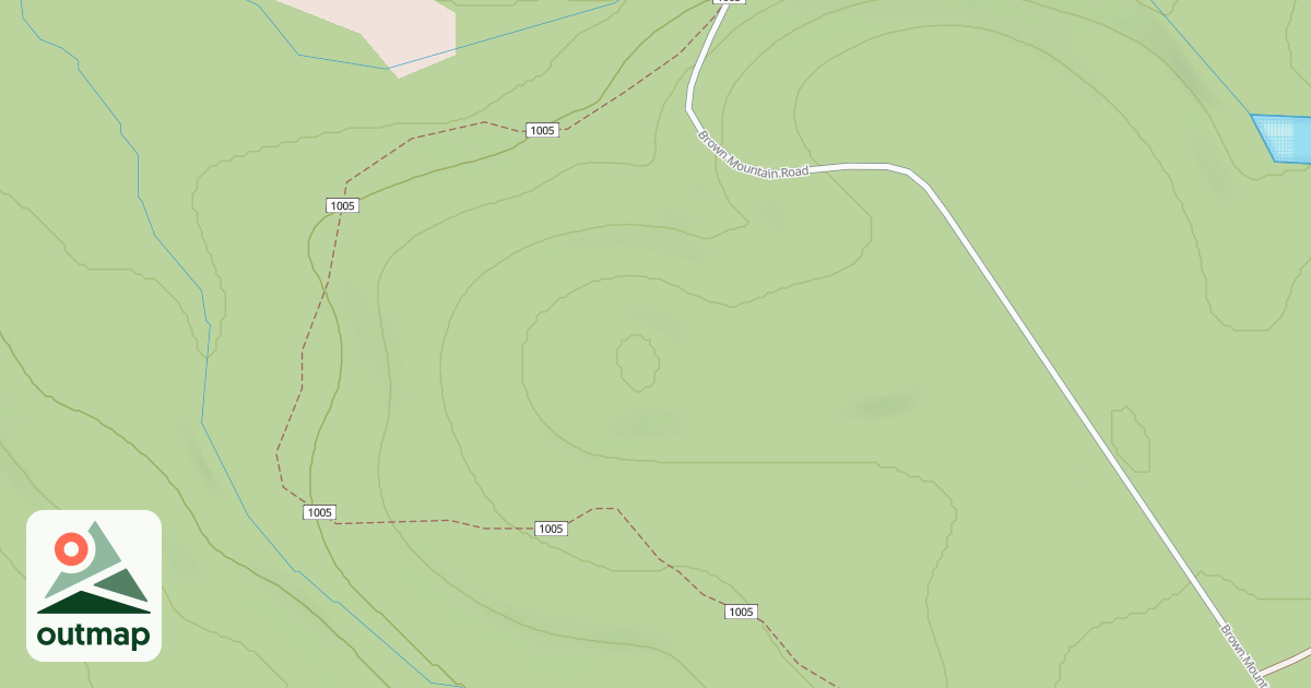 Map of USFS Motor Vehicle Use Map Roads {064A8B00-9642-41E6-9E31-59A4C5E4549C}