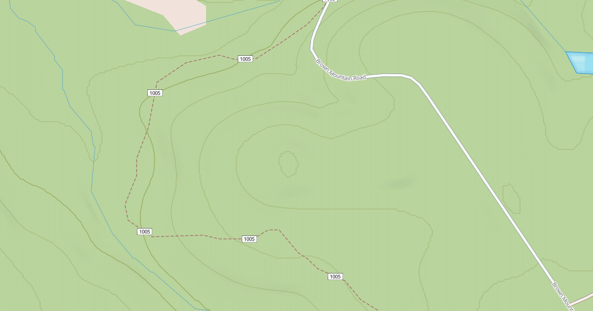 Map preview of USFS Motor Vehicle Use Map Roads {064A8B00-9642-41E6-9E31-59A4C5E4549C}