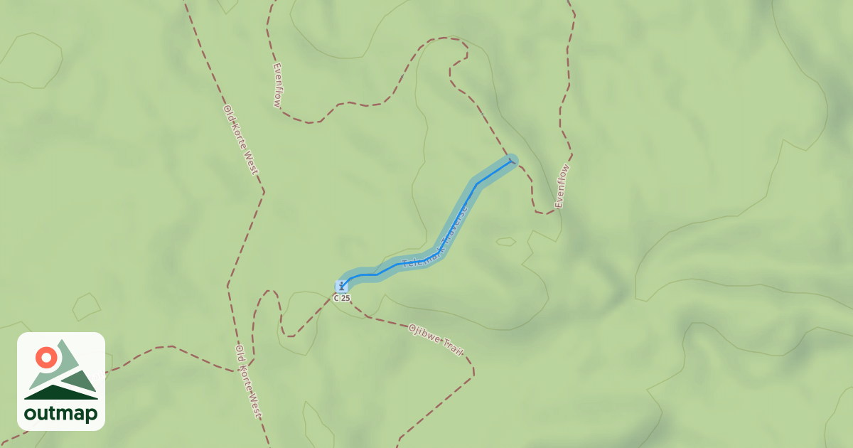 Map of Telemark Traverse