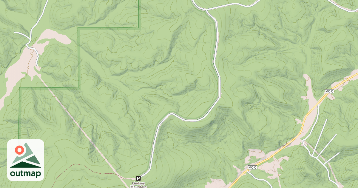 Map of LINDSEY MOUNTAIN