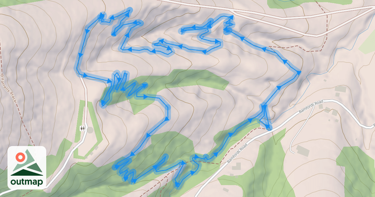 Map of Living Springs - MTB