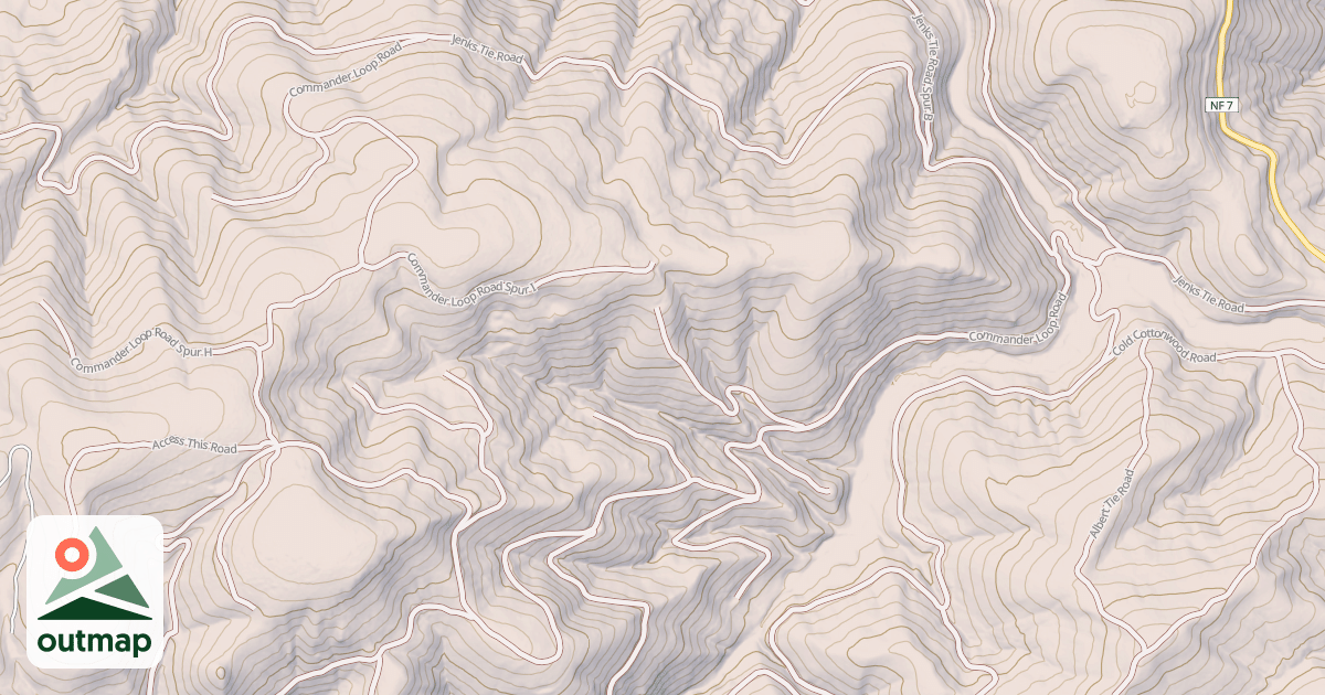 Map of COMMANDER LOOP