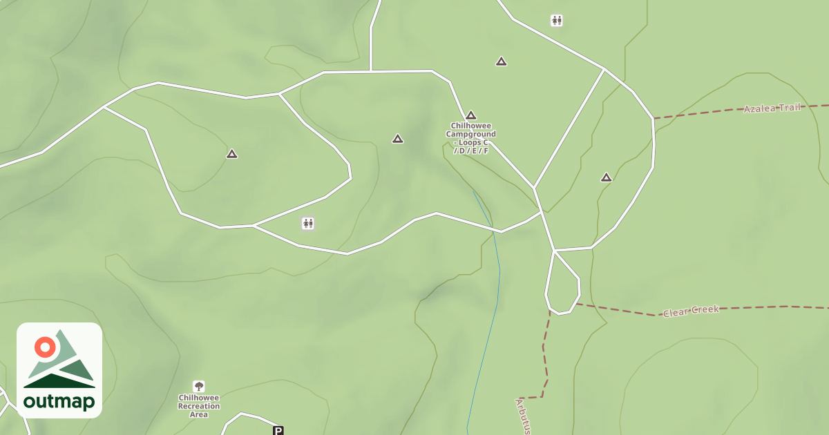 Map of CHILHOWEE LOOP D