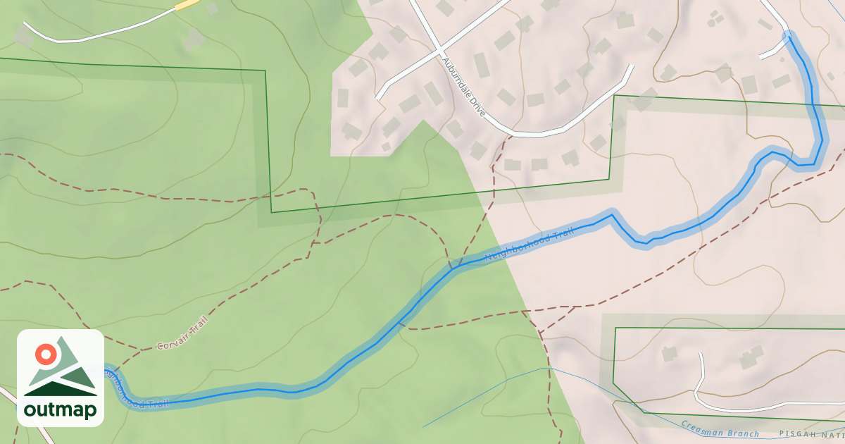 Map of Neighborhood Trail