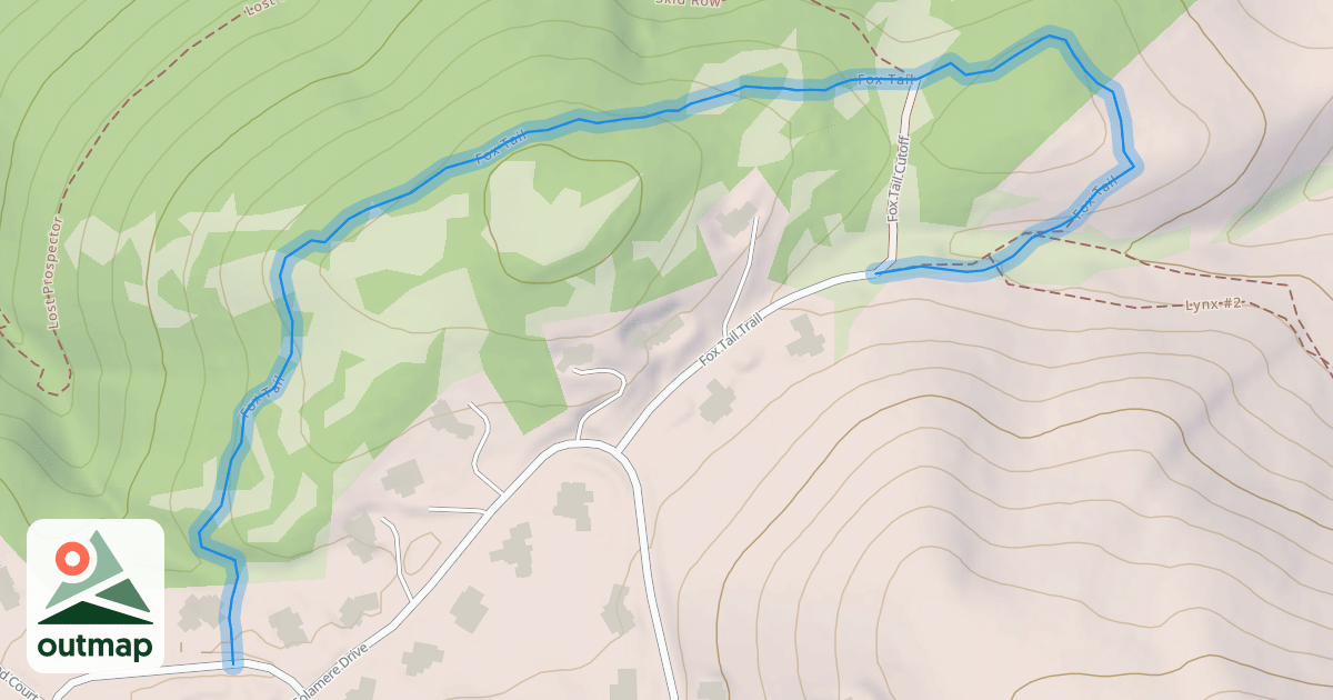 Map of Fox Tail Trail