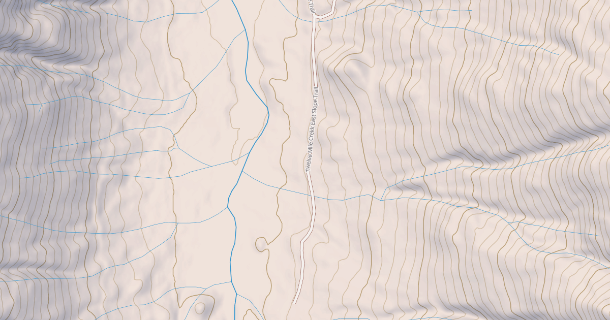 Map preview of Twelve Mile Crekk East Slope