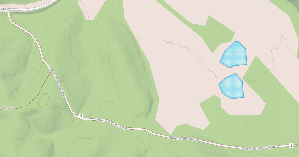 Map preview of PANTHER CREEK ROAD