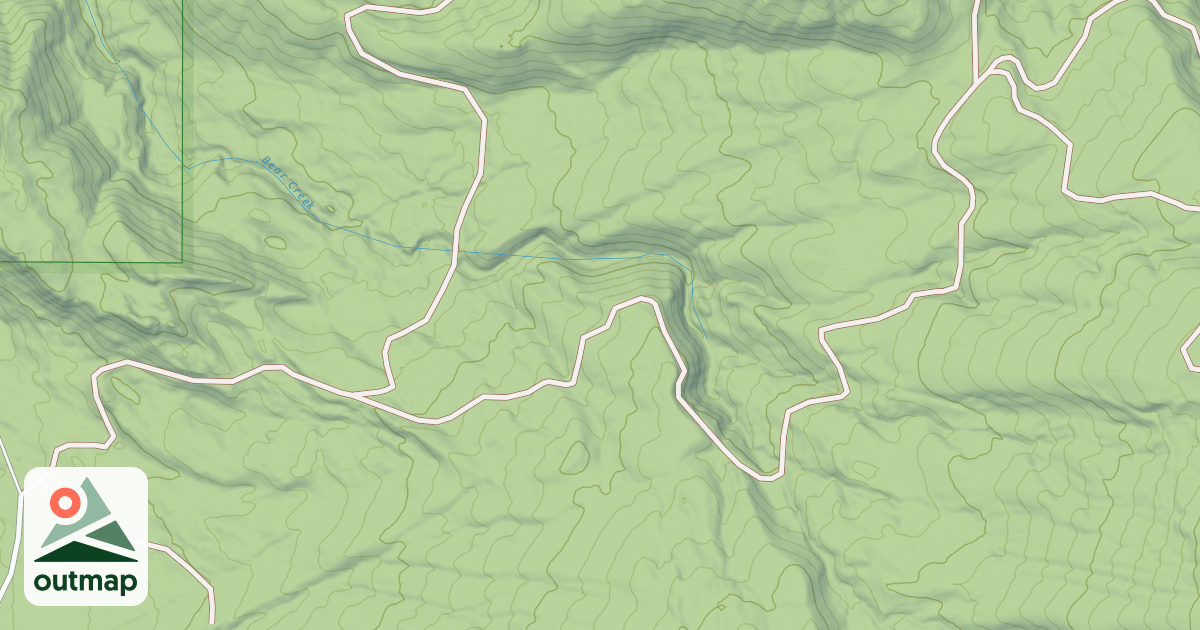 Map of BEAR CREEK