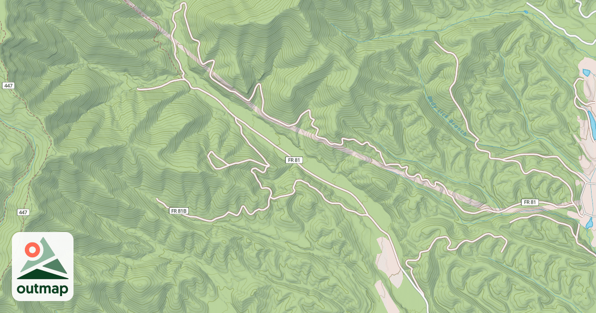 Map of HODGES DRAFT