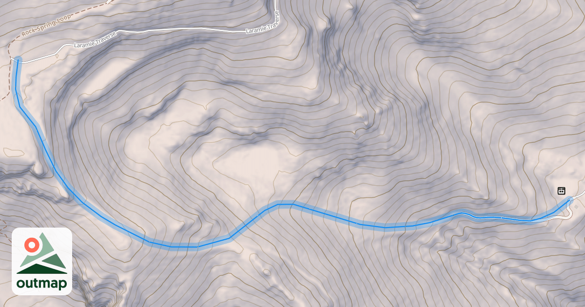 Map of Rendezvous Trail